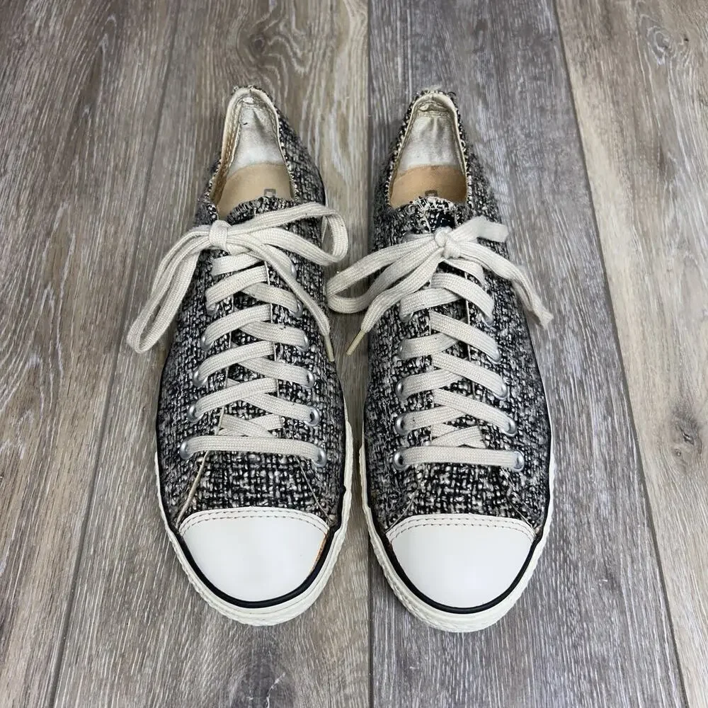 Converse Knit 1V567 All Star Low Top Gray Sneaker Shoes Unisex Size M 9 / W 11